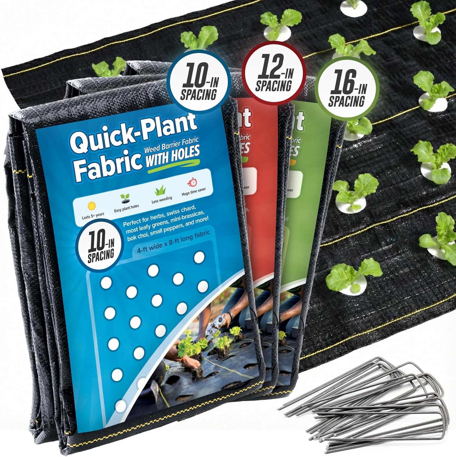 Plants X - Quick-Plant, Barriera Anti-Erba per Giardino, 1,2